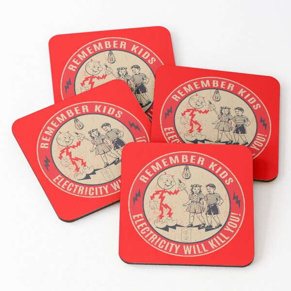 Item preview, CIPS Retro Sign - Electricity will kill you designed and sold by Alema Art.