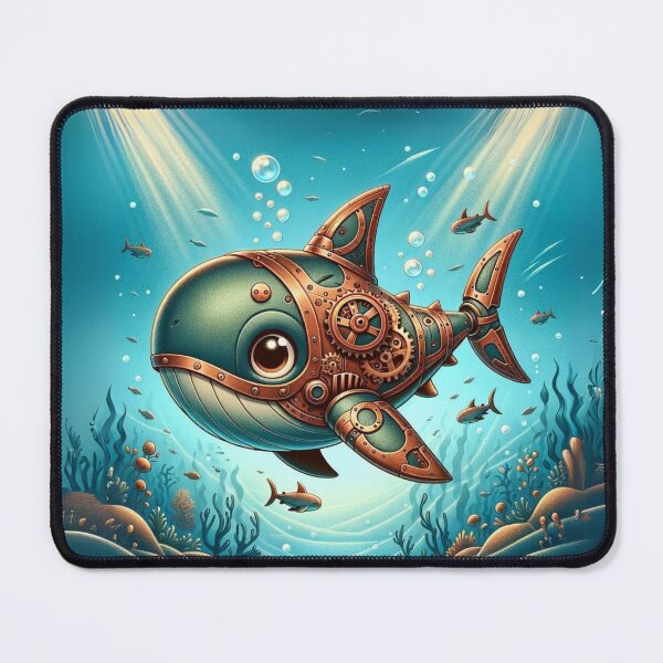 Item preview, Steampunk Bronze Whaler Shark designed and sold by Sillytoe.