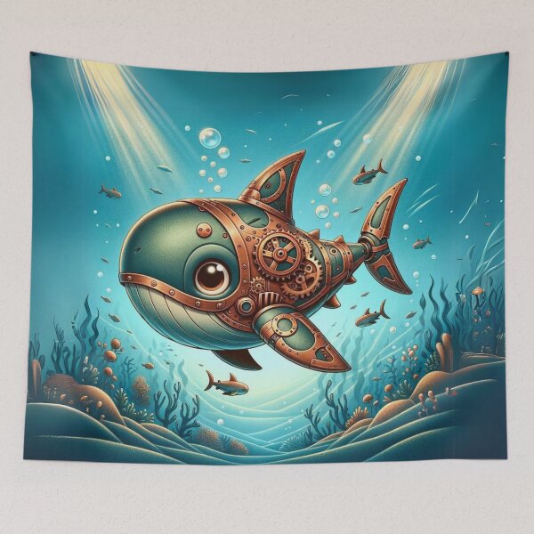 Item preview, Steampunk Bronze Whaler Shark designed and sold by Sillytoe.