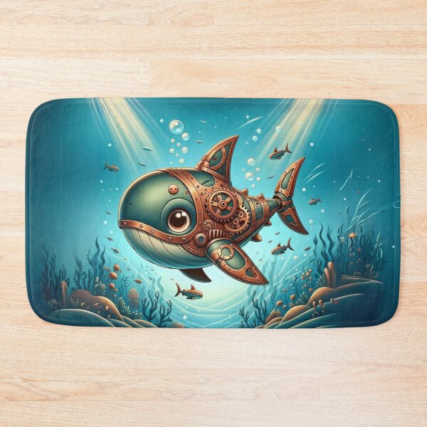 Item preview, Steampunk Bronze Whaler Shark designed and sold by Sillytoe.