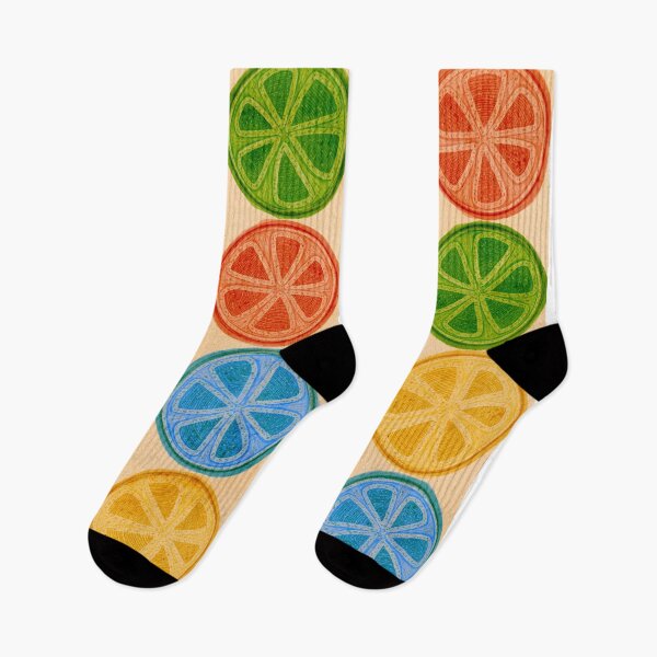 Item preview, “Vibrant Citrus Slices - A Playful Pattern” designed and sold by Etienne Topham.