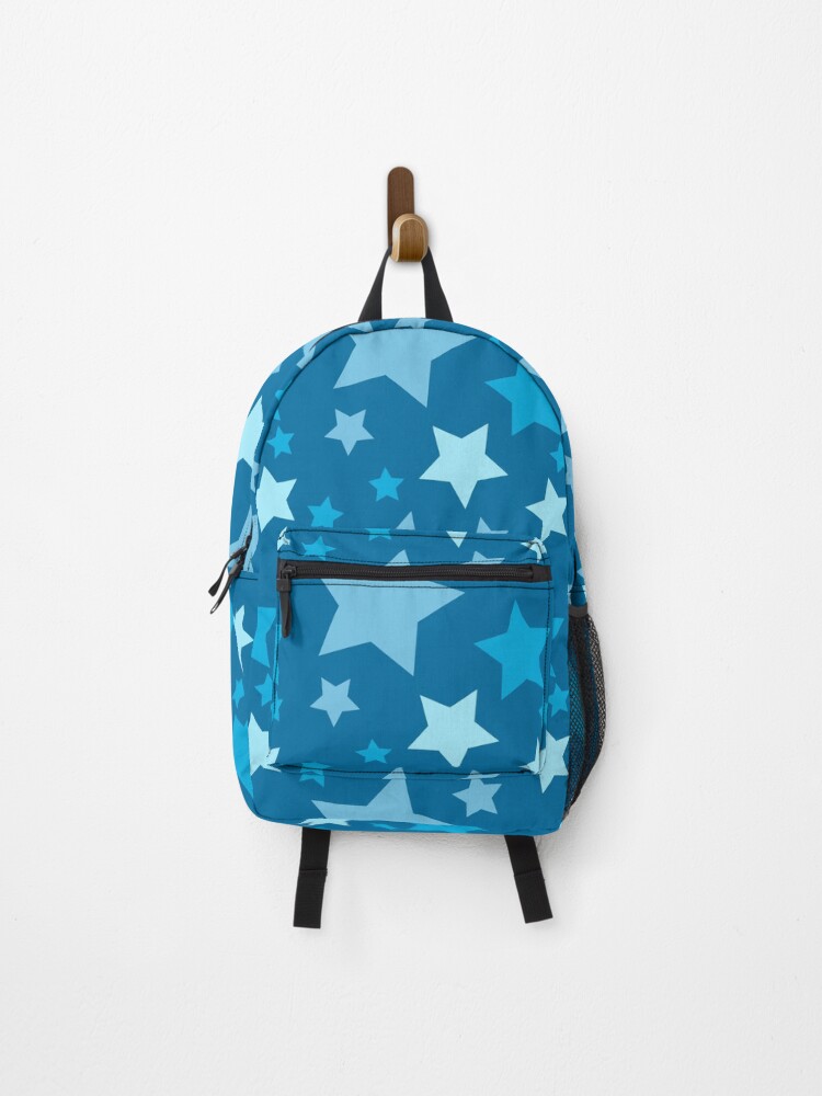 Thumbnail 1 of 3, Backpack, Blue Stars designed and sold by BartholGraphics.