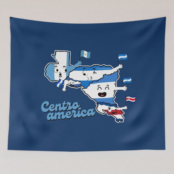 Item preview, Map of the independence of Central America designed and sold by Claustronautas.