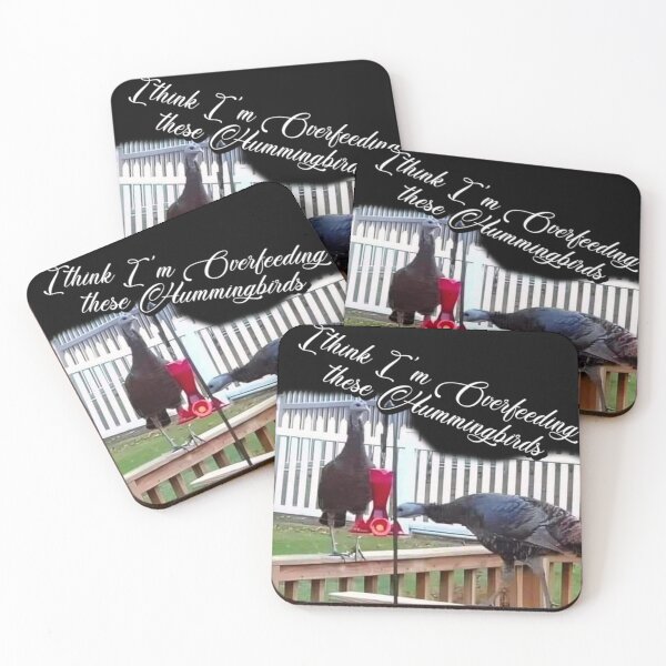 Item preview, OVERFED HUMMINGBIRDS designed and sold by THE AMERICAN TEEVANGELIST.