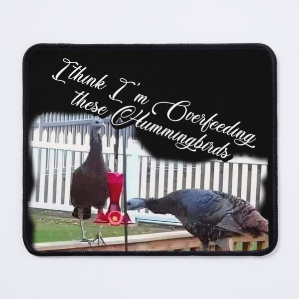 Item preview, OVERFED HUMMINGBIRDS designed and sold by THE AMERICAN TEEVANGELIST.