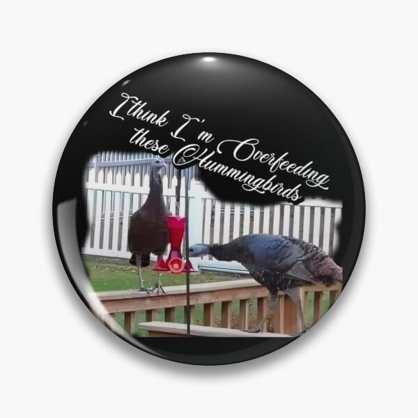 Item preview, OVERFED HUMMINGBIRDS designed and sold by THE AMERICAN TEEVANGELIST.