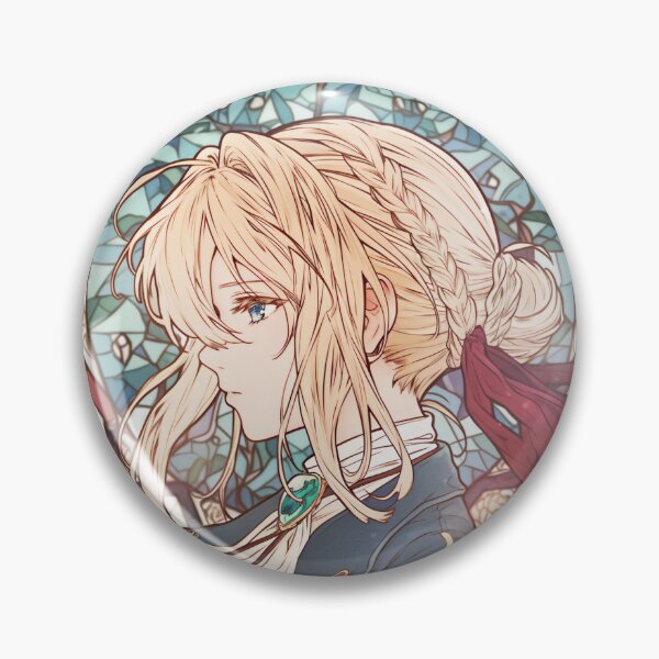Item preview, Stained Glass Violet Evergarden designed and sold by SchellStation.