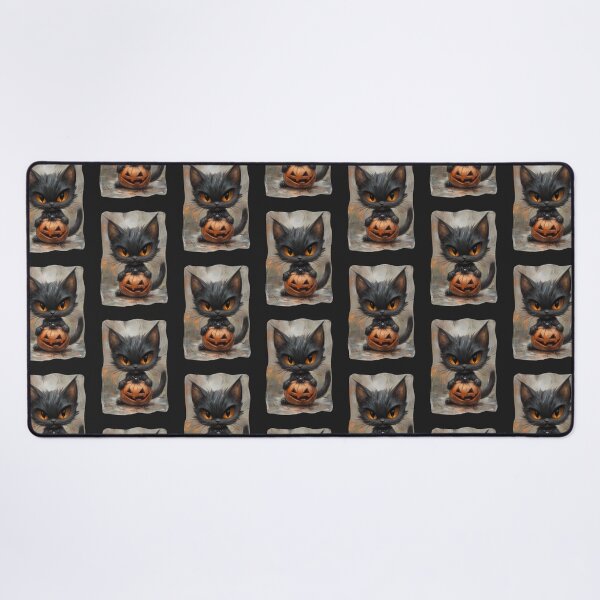 Item preview, Cute Halloween Kitty with Pumpkin designed and sold by sheprint.