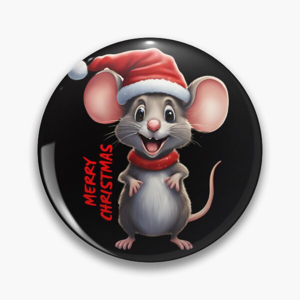 Item preview, Christmas Mouse Merry Christmas Cat Animals Mouse designed and sold by Design_Your_Day.
