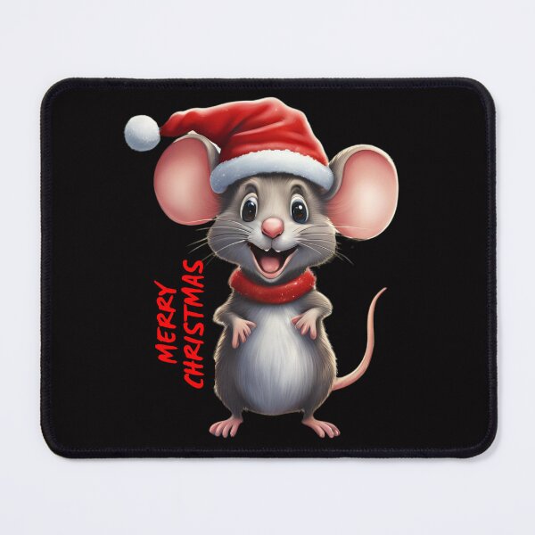 Item preview, Christmas Mouse Merry Christmas Cat Animals Mouse designed and sold by Design_Your_Day.