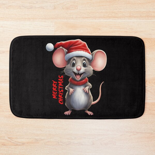 Item preview, Christmas Mouse Merry Christmas Cat Animals Mouse designed and sold by Design_Your_Day.