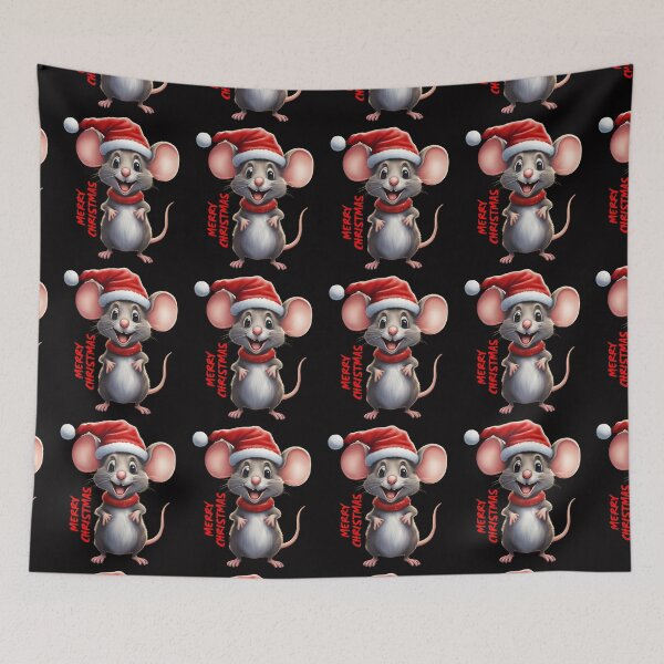 Item preview, Christmas Mouse Merry Christmas Cat Animals Mouse designed and sold by Design_Your_Day.