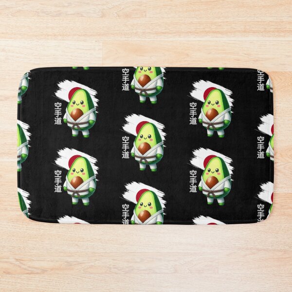Item preview, avocado kawaii japanese karateka designed and sold by ZerpaGiovanna.