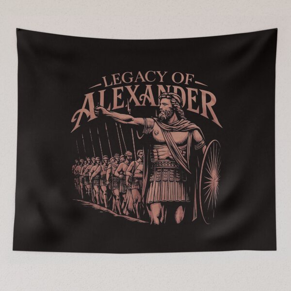 Item preview, Legacy of Alexander T-Shirt designed and sold by HOMEDESIGNPRINT.