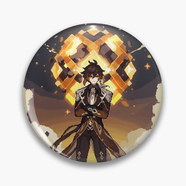 Item preview, Zhongli Pixel Art designed and sold by SchellStation.