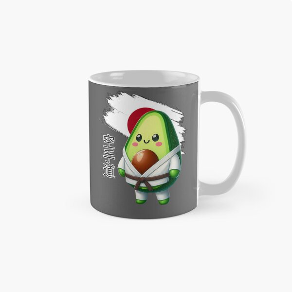 Item preview, avocado kawaii japanese karateka designed and sold by ZerpaGiovanna.