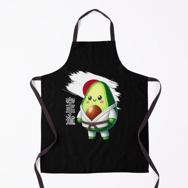Item preview, avocado kawaii japanese karateka designed and sold by ZerpaGiovanna.