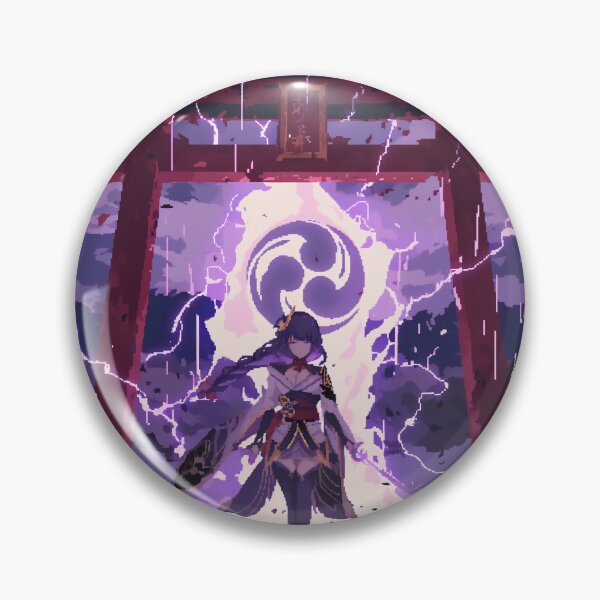 Item preview, Raiden Shogun Pixel Art designed and sold by SchellStation.