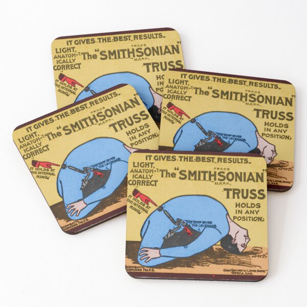 Item preview, The Smithsonian Truss - 1900s Medical Device Advertisement designed and sold by eeg224.