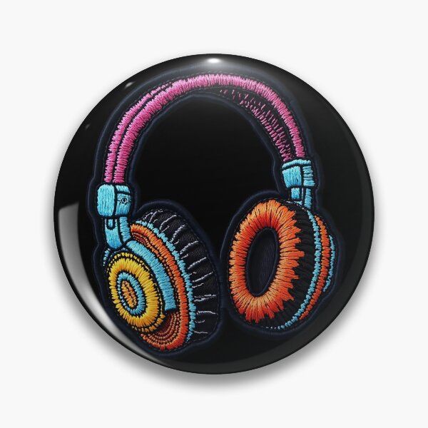 Item preview, Iron On Patches Headphones designed and sold by saloui.