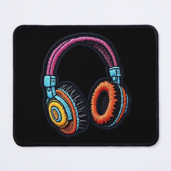 Item preview, Iron On Patches Headphones designed and sold by saloui.