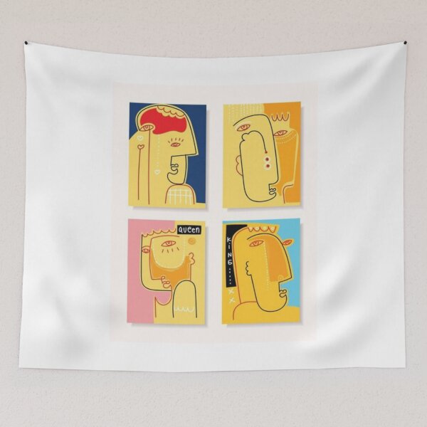 Item preview, minimalist face art designed and sold by Similce.