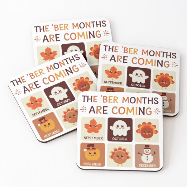 Item preview, The 'Ber Months Are Coming – Festive Fall and Winter Design designed and sold by GemBob Creations.