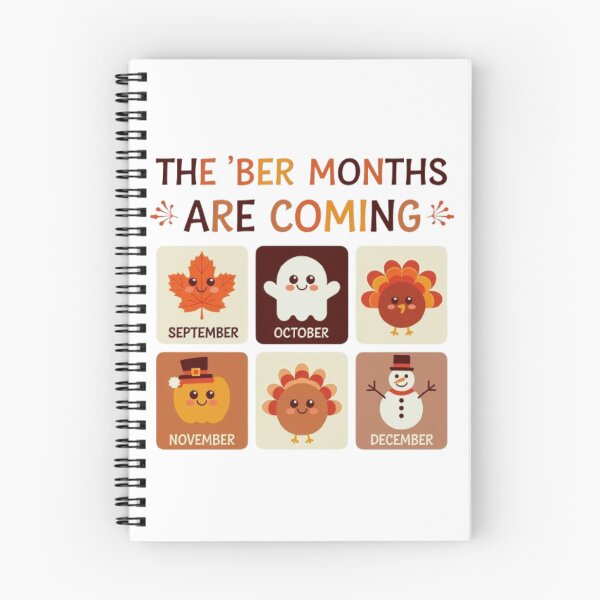 Item preview, The 'Ber Months Are Coming – Festive Fall and Winter Design designed and sold by GemBob Creations.