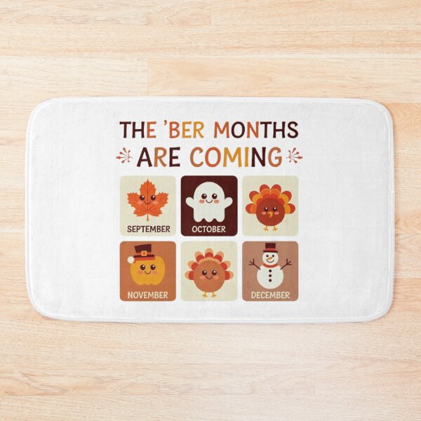 Item preview, The 'Ber Months Are Coming – Festive Fall and Winter Design designed and sold by GemBob Creations.