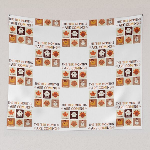 Item preview, The 'Ber Months Are Coming – Festive Fall and Winter Design designed and sold by GemBob Creations.