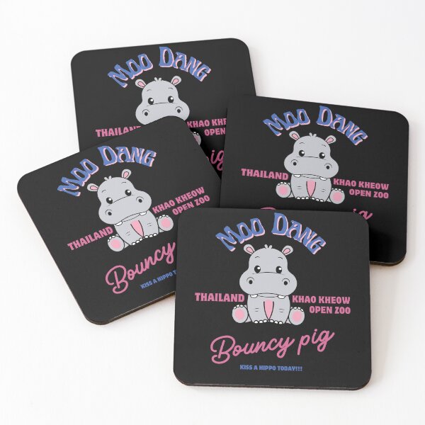 Item preview, Cute little Moo Deng from Thailand Zoo Bouncy Pig designed and sold by PerkyParakeet.