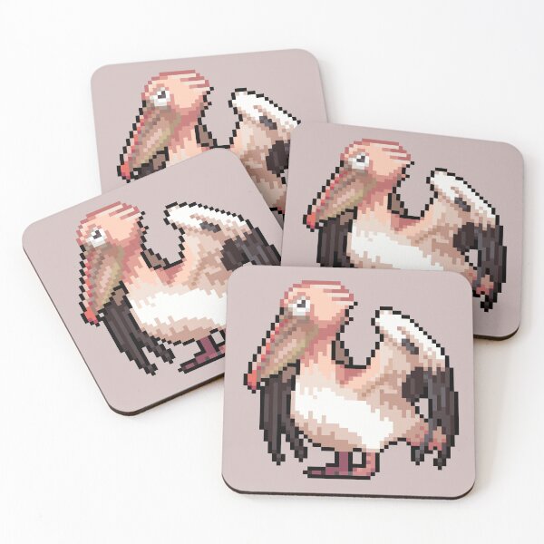 Item preview, pixel snow pelican designed and sold by Shalmons.