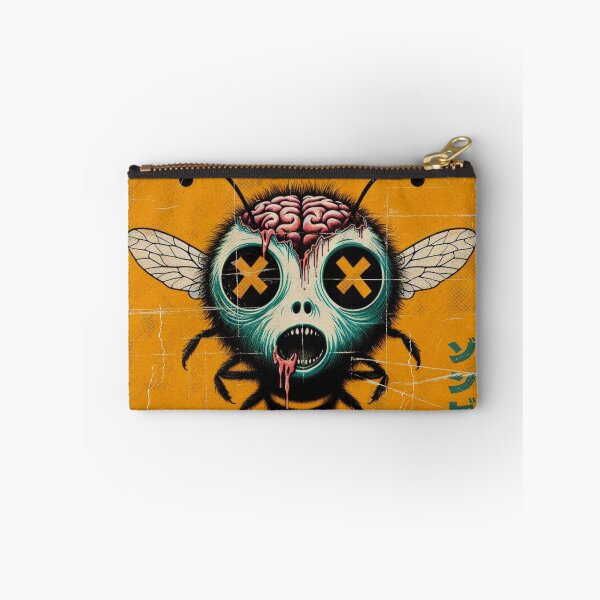 Item preview, Zombie Bee with Exposed Brain | Japanese Horror Art designed and sold by IAPICTURE.