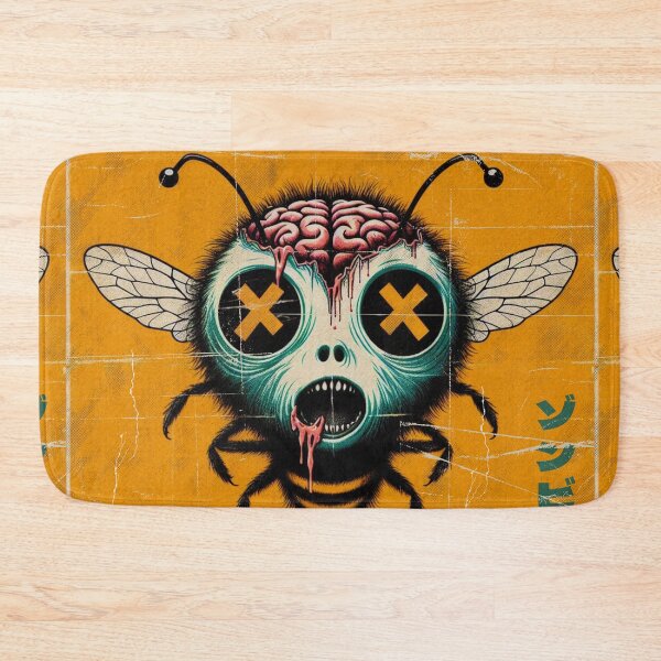 Item preview, Zombie Bee with Exposed Brain | Japanese Horror Art designed and sold by IAPICTURE.