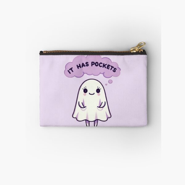 Item preview, It Has Pocket - Spooky Cute Ghost designed and sold by Fictio ⭐​⭐​⭐​⭐​⭐​.
