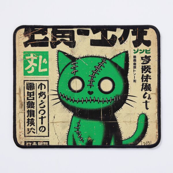Item preview, Zombie Stitched Cat | Japanese Horror Vintage Design designed and sold by IAPICTURE.