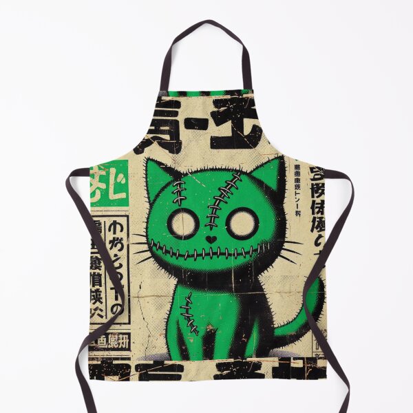 Item preview, Zombie Stitched Cat | Japanese Horror Vintage Design designed and sold by IAPICTURE.