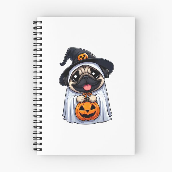 Item preview, Trick-or-Treat Ghost Pug designed and sold by EpicPaws.