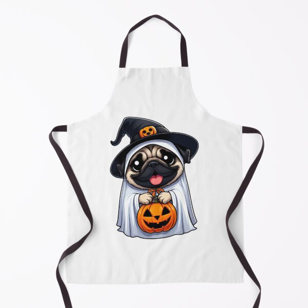 Item preview, Trick-or-Treat Ghost Pug designed and sold by EpicPaws.