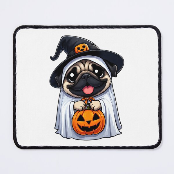 Item preview, Trick-or-Treat Ghost Pug designed and sold by EpicPaws.