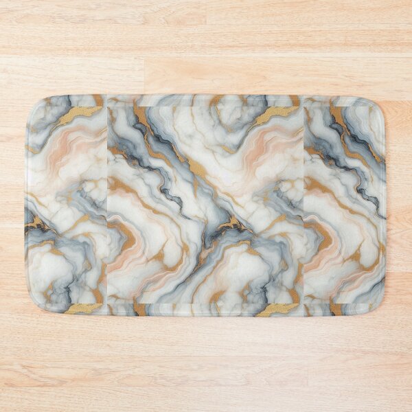 Item preview, Swirls of White, Grey, Pink and Gold Marble Pattern – Elegant Soft Marble Illustration for Luxurious Home Décor and Fashion Accessories designed and sold by 21 Dragonflies.