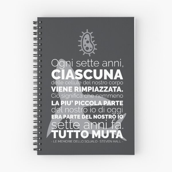 Aperçu de l'œuvre Le mémoire dello squalo - Steven Hall [citazione] créée et vendue par cloudsfactory.