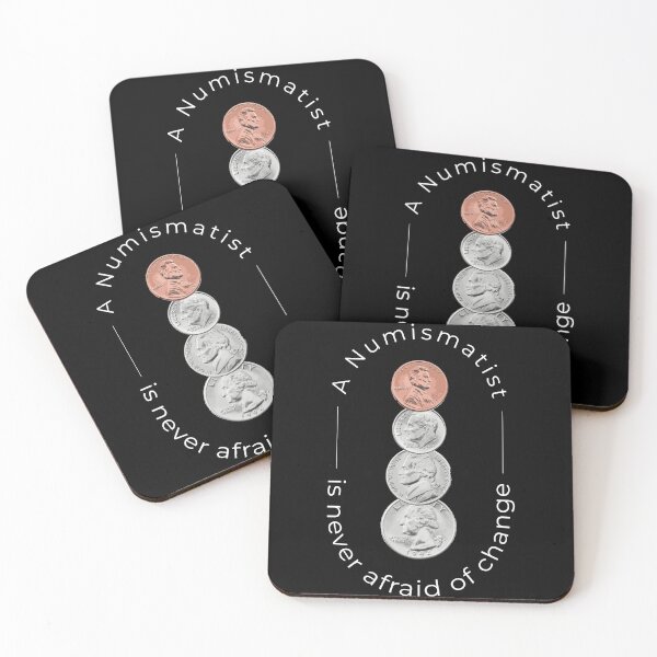 Item preview, Numismatist Afraid Of Change Numismatics designed and sold by MooonTees.