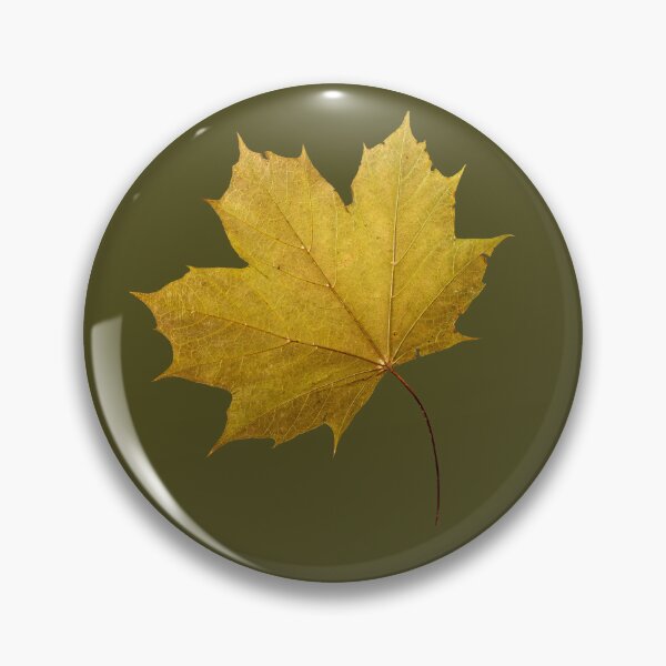 Item preview, Yellowish green maple leaf changing color for fall designed and sold by KRFNatureGifts.