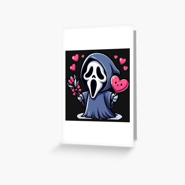 Item preview, Lovable Ghostface - Cute Horror Icon designed and sold by -DEEWOLF-.