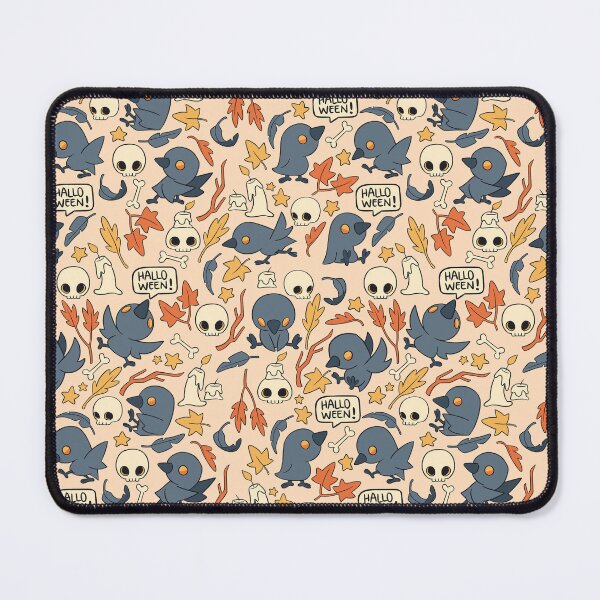 Item preview, Halloween Crow, Skull and Autumn Pattern designed and sold by nicolob.