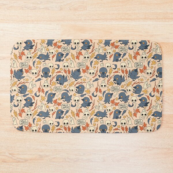 Item preview, Halloween Crow, Skull and Autumn Pattern designed and sold by nicolob.