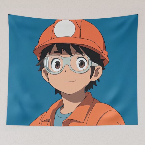 Item preview, Male Engineer | Anime style designed and sold by ComicsFactory.