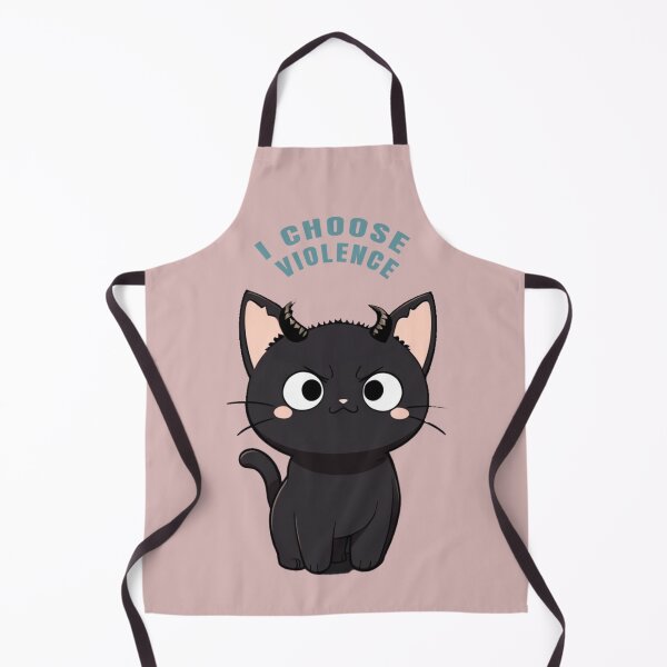 Item preview, kawaii black kitty, i choose violence designed and sold by La Loca.