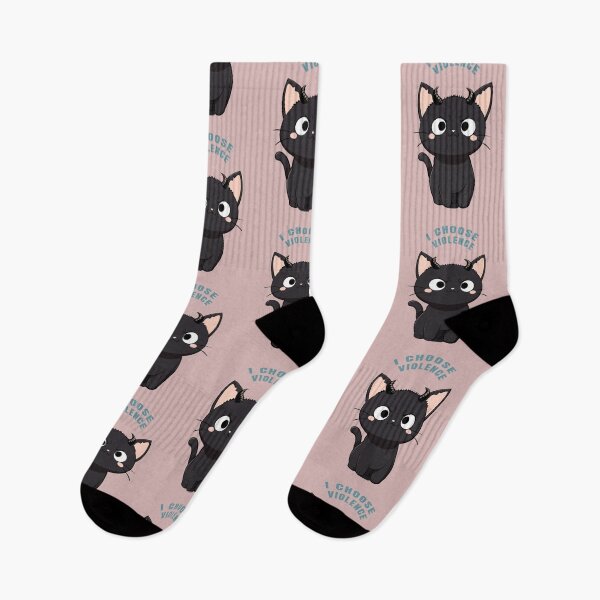 Item preview, kawaii black kitty, i choose violence designed and sold by La Loca.